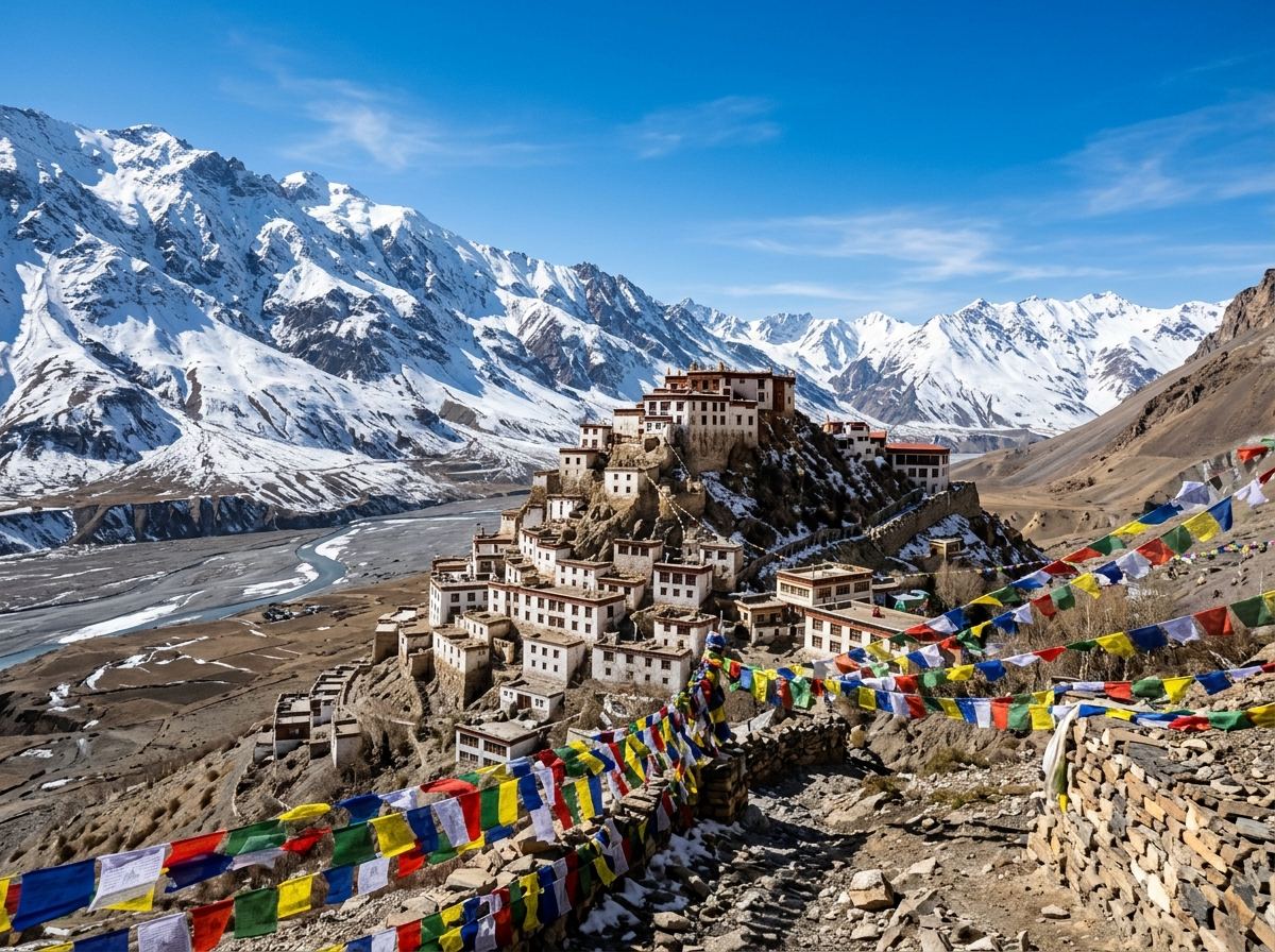Leh Ladakh Bike Trip with Hanle & Umling La